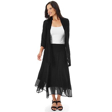 Women's Apt. 9® Handkerchief Hem Midi Skirt