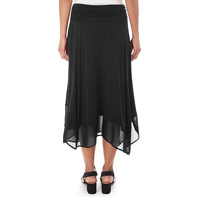 Women's Apt. 9® Handkerchief Hem Midi Skirt
