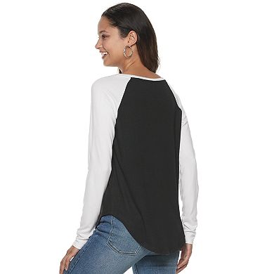 Juniors' SO Cozy Baseball Tee