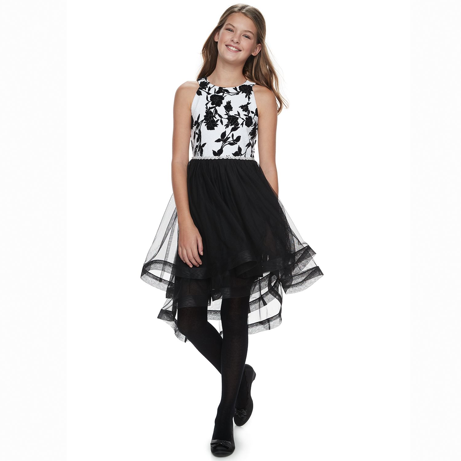 overall knee length dress