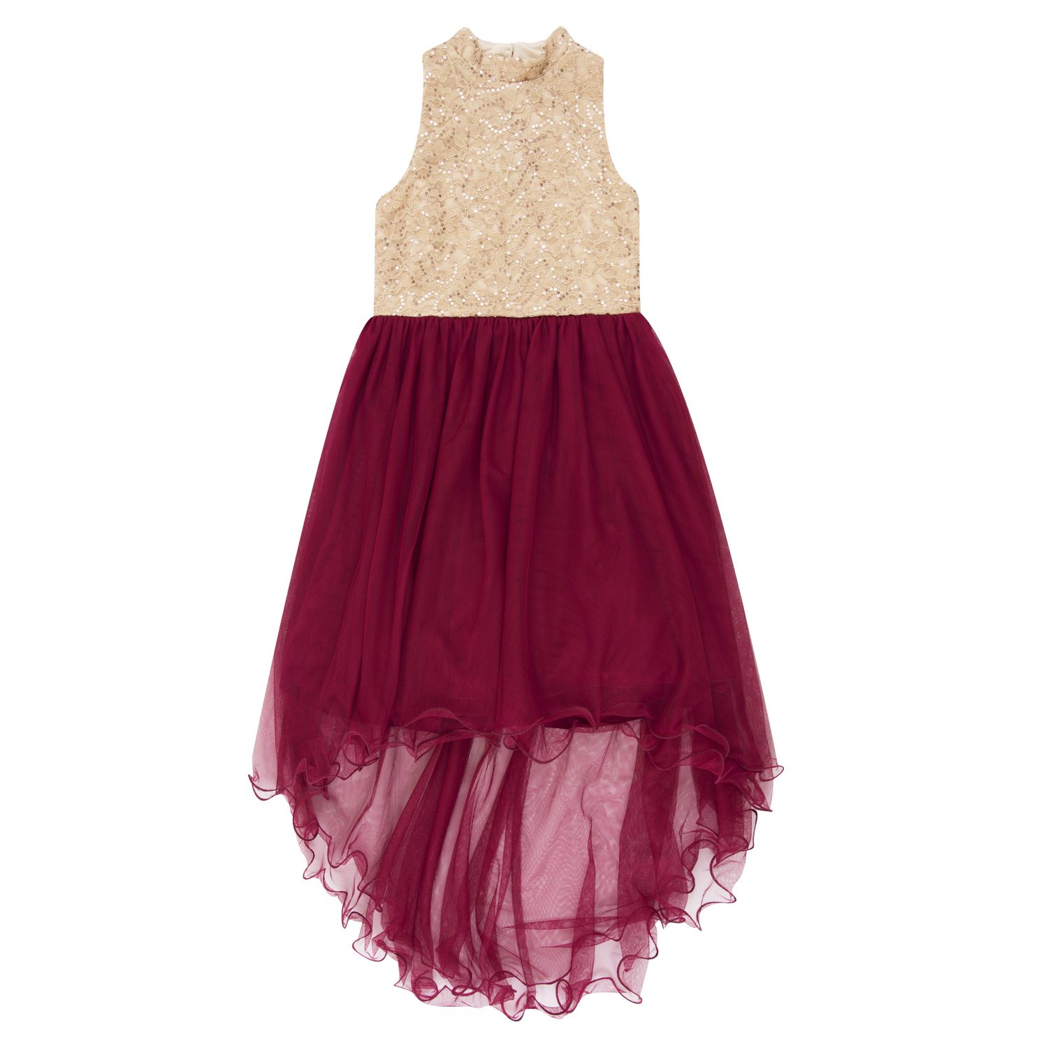 kohls red lace dress