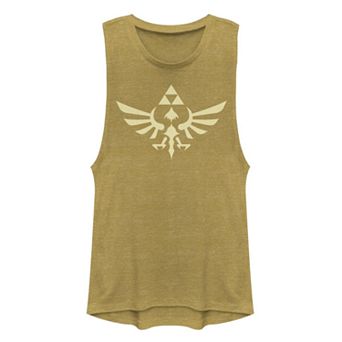 Juniors' "Zelda Triumphant Triforce" Graphic Tank Top
