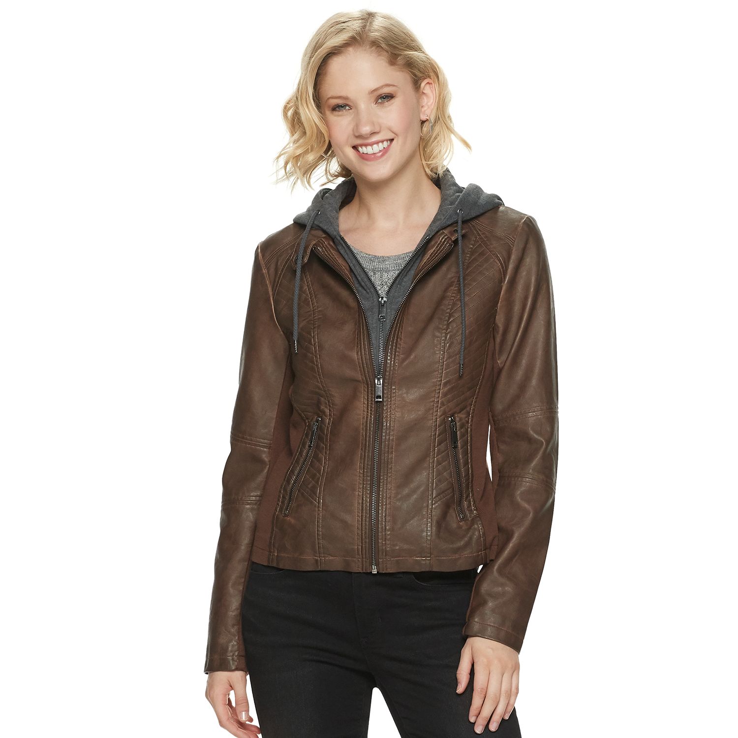 sebby collection moto jacket