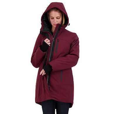 Women's Sebby Collection Hooded Heavyweight Jacket