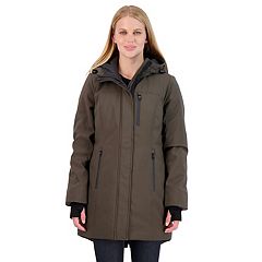 Womens Green Sebby Collection Coats Jackets Outerwear