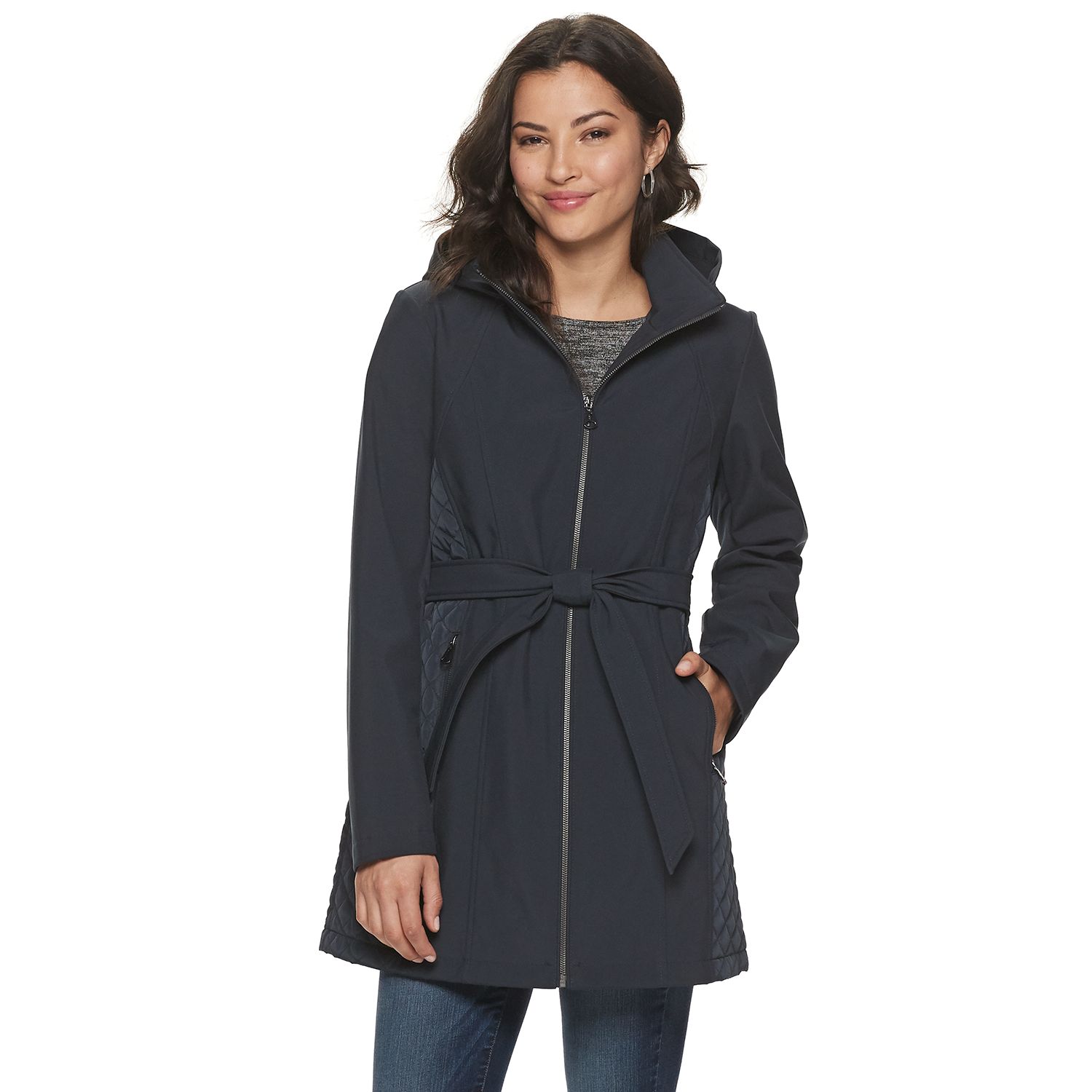 sebby softshell trench coat