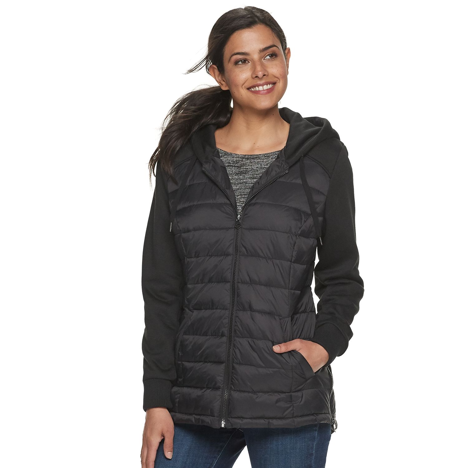 women's midweight jacket with hood