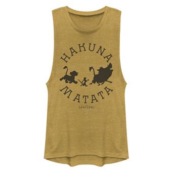 Juniors' Disney's The Lion King "Hakuna Matata" Graphic Tank Top
