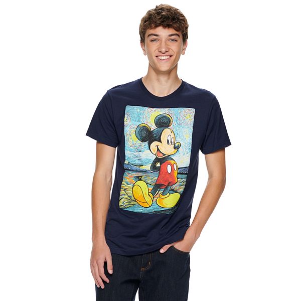 Tee shirt mickey cheap homme