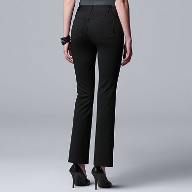 Women's Simply Vera Vera Wang 5-pocket Ponte Bootcut Pants