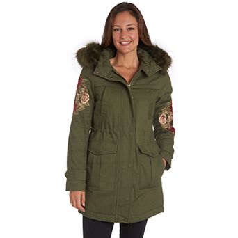 Women's Fleet Street Faux-Fur Hooded Midweight Anorak Parka