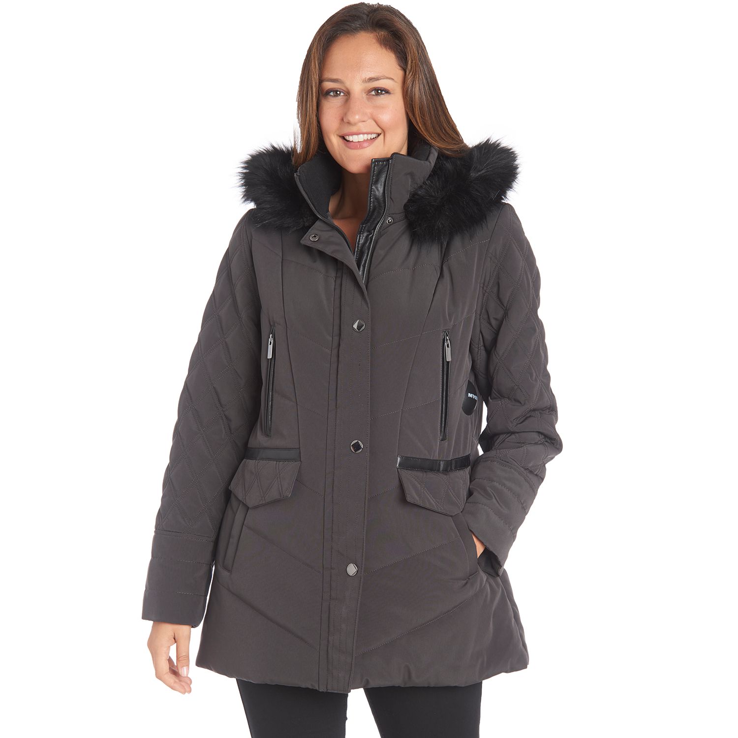 women's halitech hooded heavyweight puffer jacket