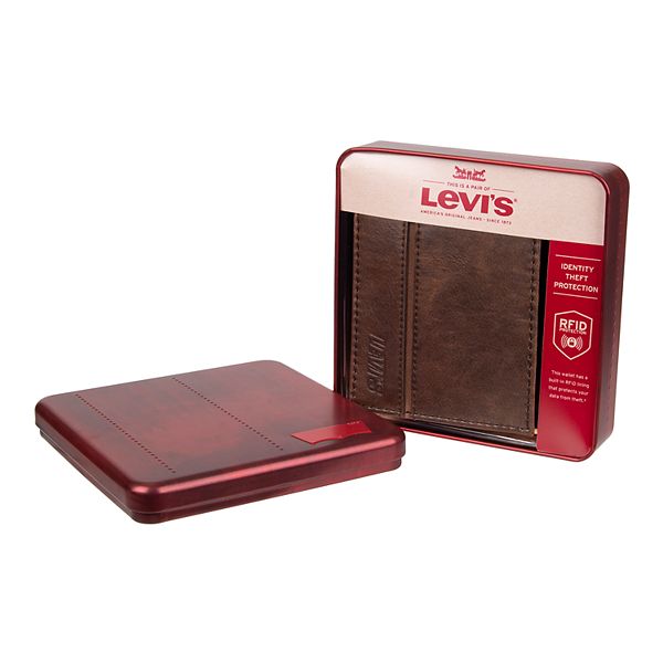 Men's Levi's® RFID-Blocking Extra-Capacity Slimfold Wallet