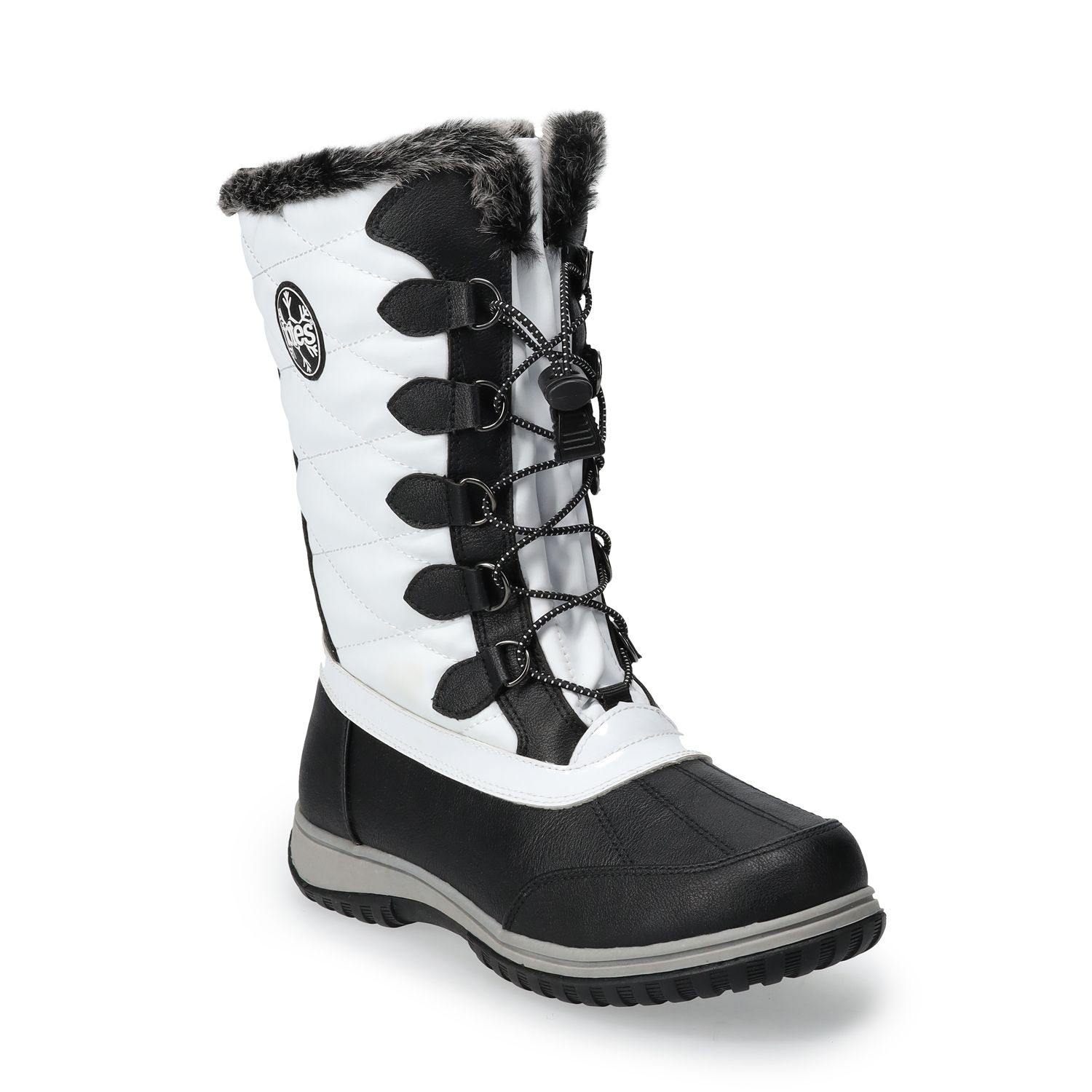 kohls white boots