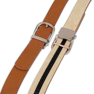 Women's Exact Fit Casual Suede Belt with Track Lock Technology