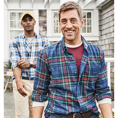 Men's IZOD Sportswear Flannel Plaid Button-Down Shirt