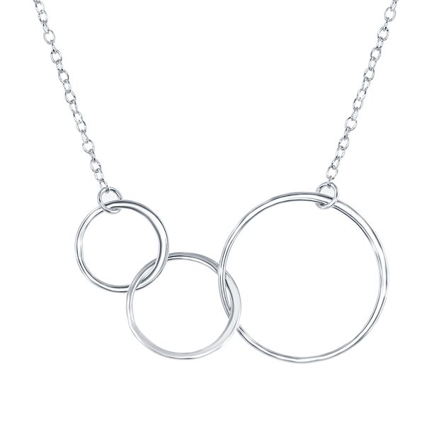 Three deals circle necklace