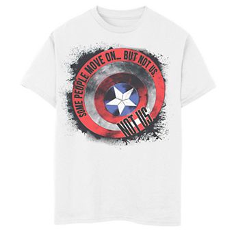 Boys 8-20 Marvel Captain America Shield Tee