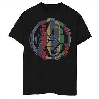 Boys 8-20 Marvel Endgame Badge Mashup Tee