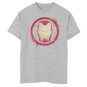 Boys 8-20 Marvel Iron Man Spray Logo Tee
