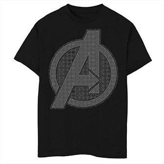 Boys 8-20 Marvel Endgame Grayscale Logo Tee