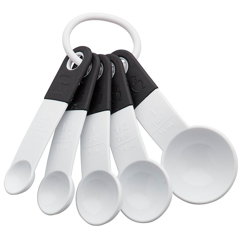 Zulay Kitchen Magnetic Measuring Spoons Set of 8 - White, 1