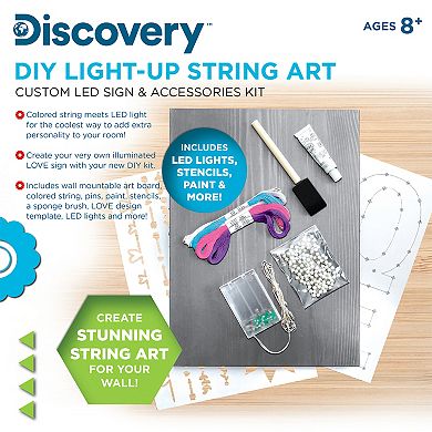 Discovery DIY Light-Up String Art Kit