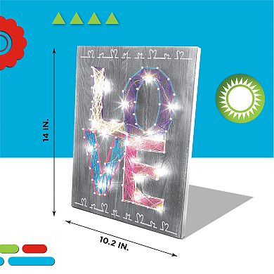 Discovery DIY Light-Up String Art Kit