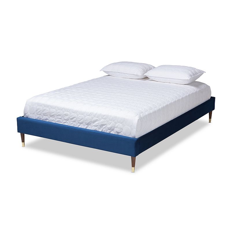 49083430 Baxton Studio Volden Bed Frame, Blue, Full sku 49083430