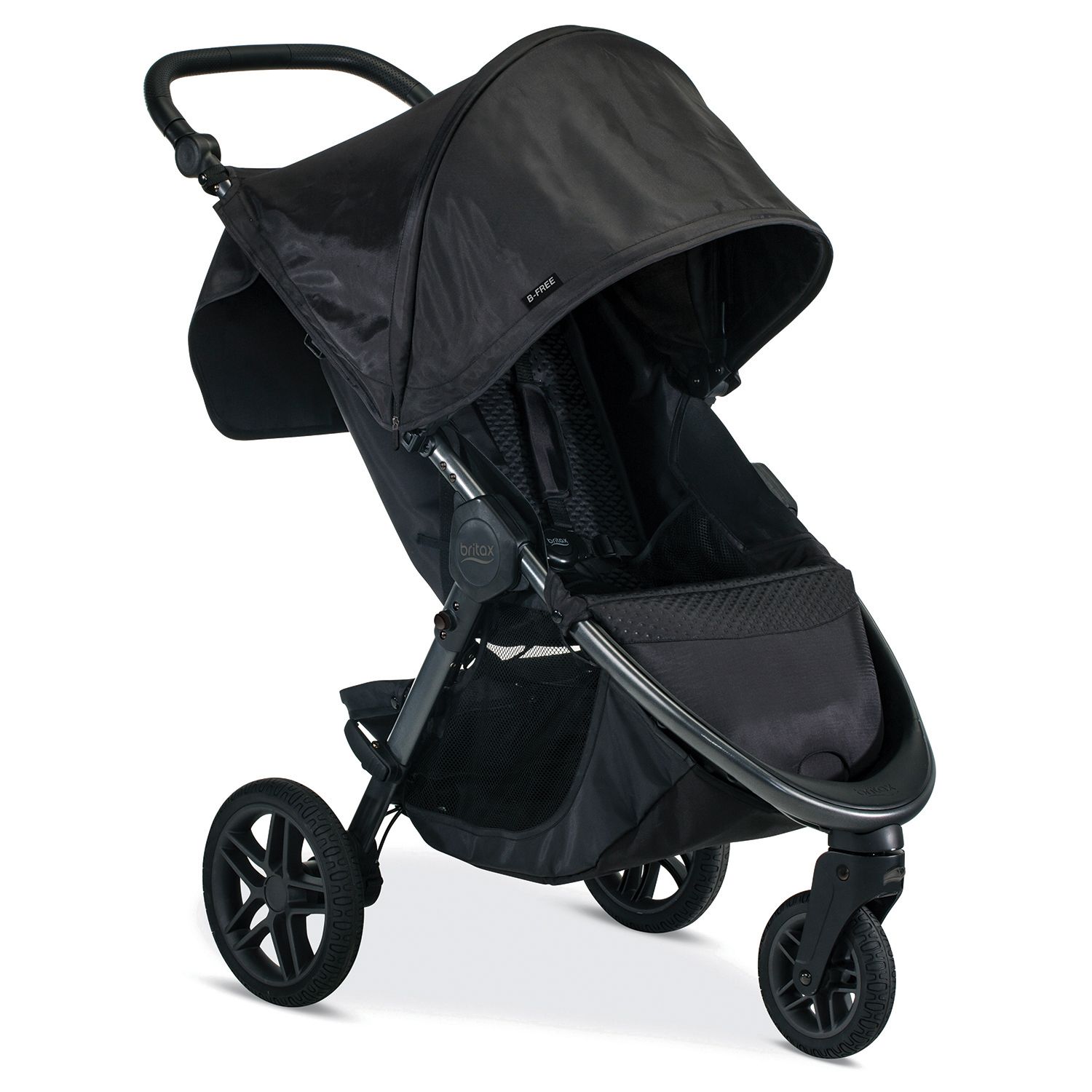 how to fold britax b lively stroller