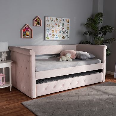 Baxton Studio Amaya Daybed & Trundle