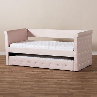 Baxton Studio Amaya Daybed & Trundle