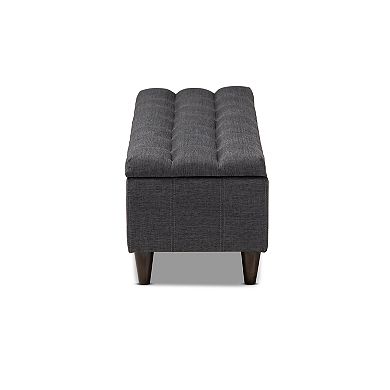 Baxton Studio Brette Ottoman