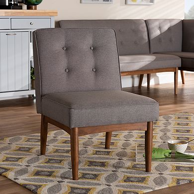 Baxton Studio Arvid Fabric Upholstered Dining Chair