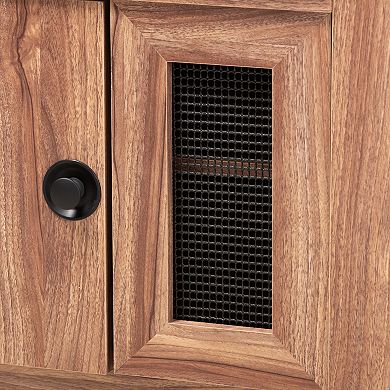 Baxton Studio Valina Shoe Cabinet