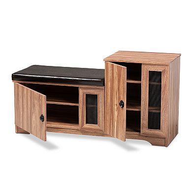 Baxton Studio Valina Shoe Cabinet