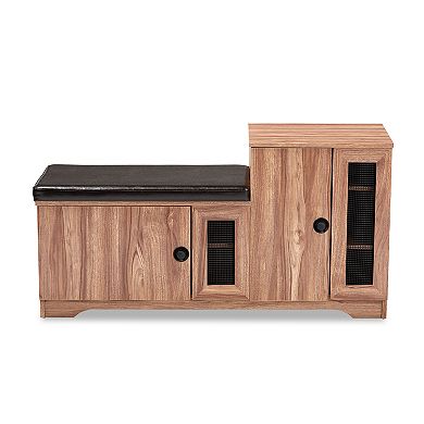 Baxton Studio Valina Shoe Cabinet