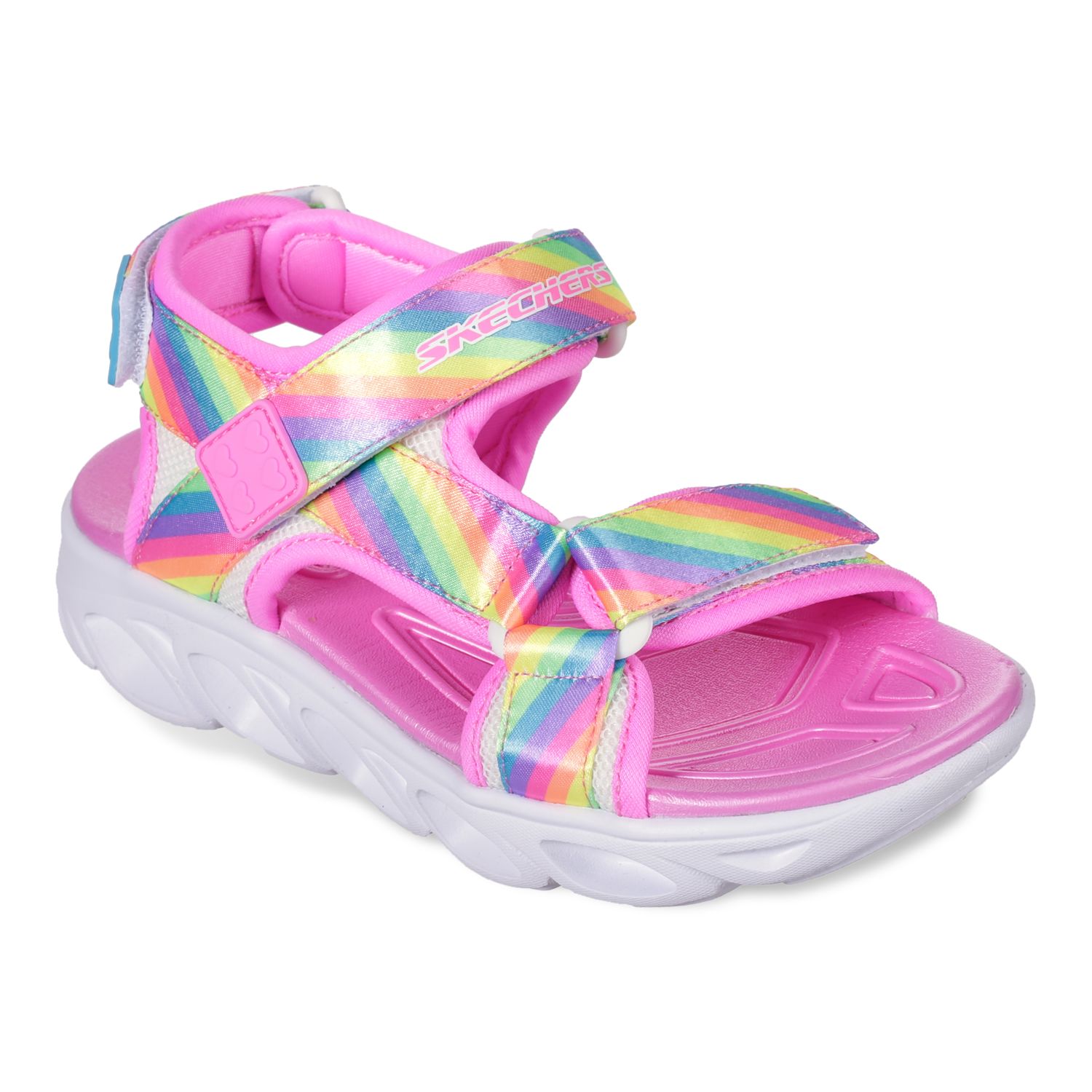skechers light up sandals childrens