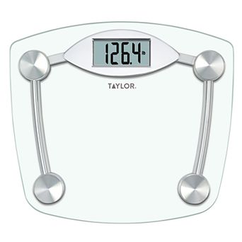 Taylor Clear Glass Digital Bath Scale