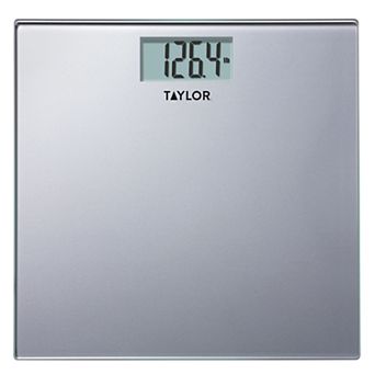 Taylor Digital Silver Glass Bath Scale