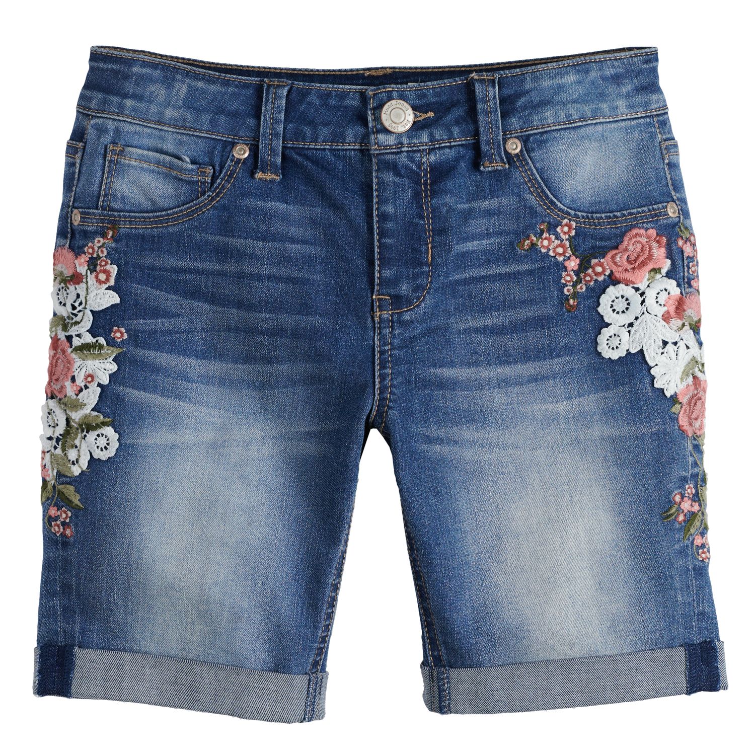 kohls girls jean shorts