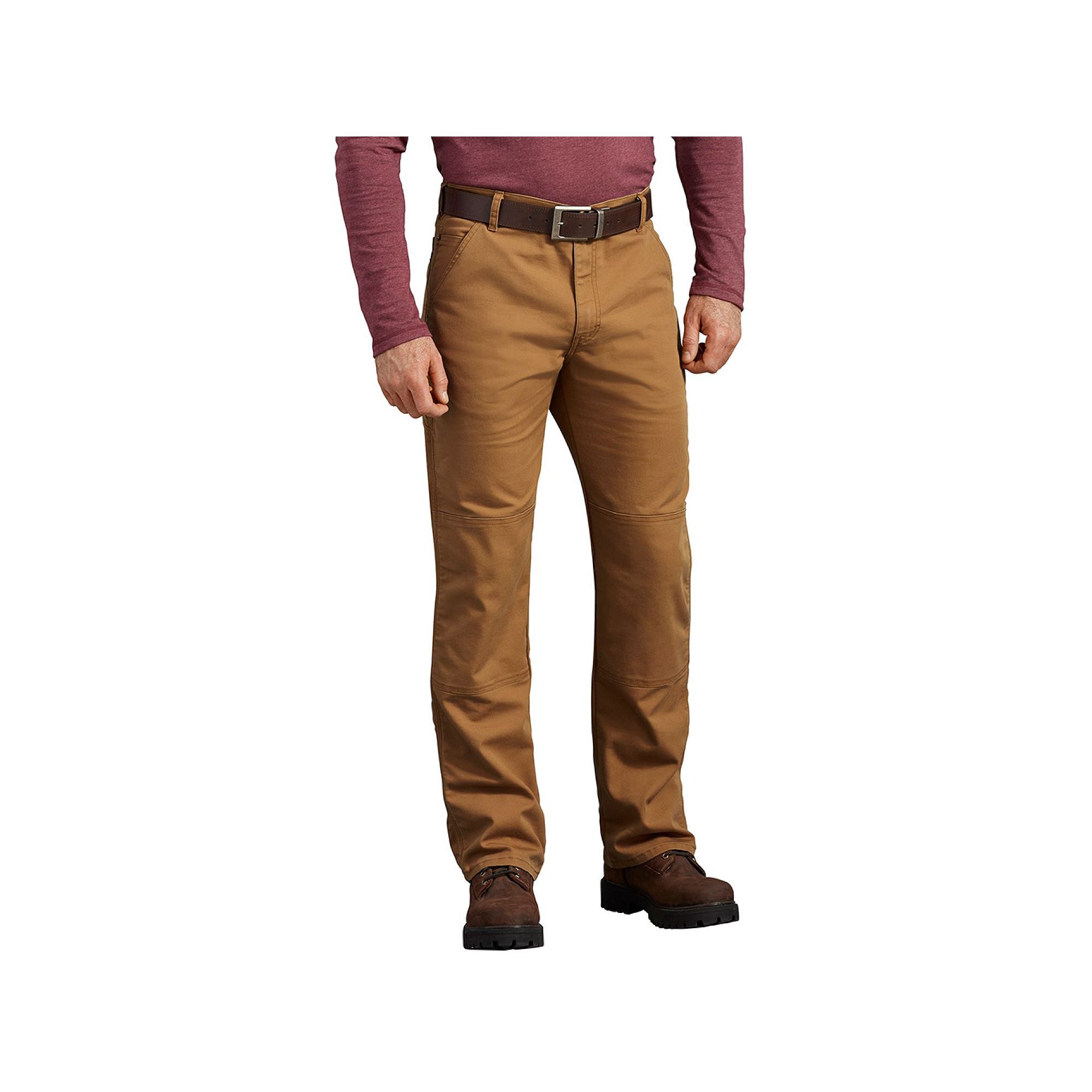Mens Dickies Duck Double Knee Pant, Size: 30X30, Brown Duck