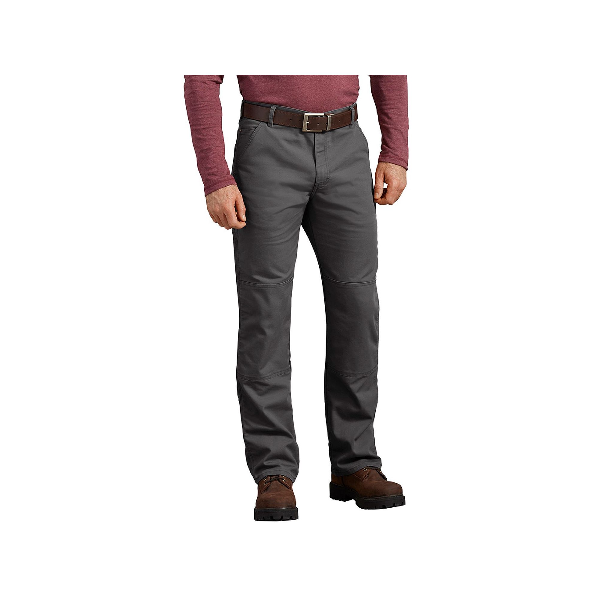 Mens Dickies Duck Double Knee Pant, Size: 30X30, Grey