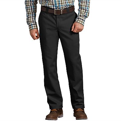 dickies black dress pants Dickies Men's Pro Series 874 Relaxed Fit Tapered Leg Work Pant