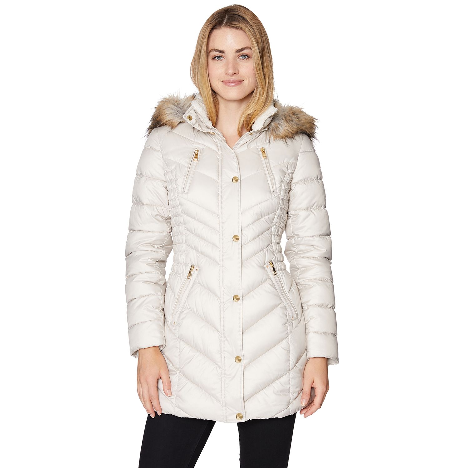 women's halitech hooded heavyweight puffer jacket