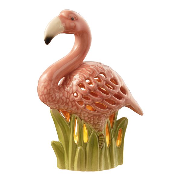 National Tree Company Light Up Pink Flamingo Table Decor