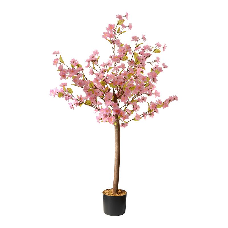 National Tree Company Artificial Cherry Blossom Tree, Pink
