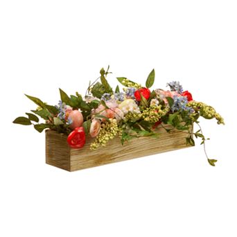 National Tree Company Artificial Bright Spring Pillar Candleholder