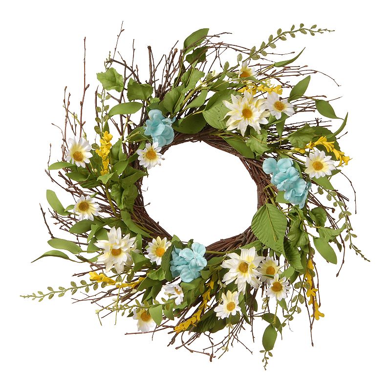 National Tree Company Artificial Sunflower Wreath, Yellow