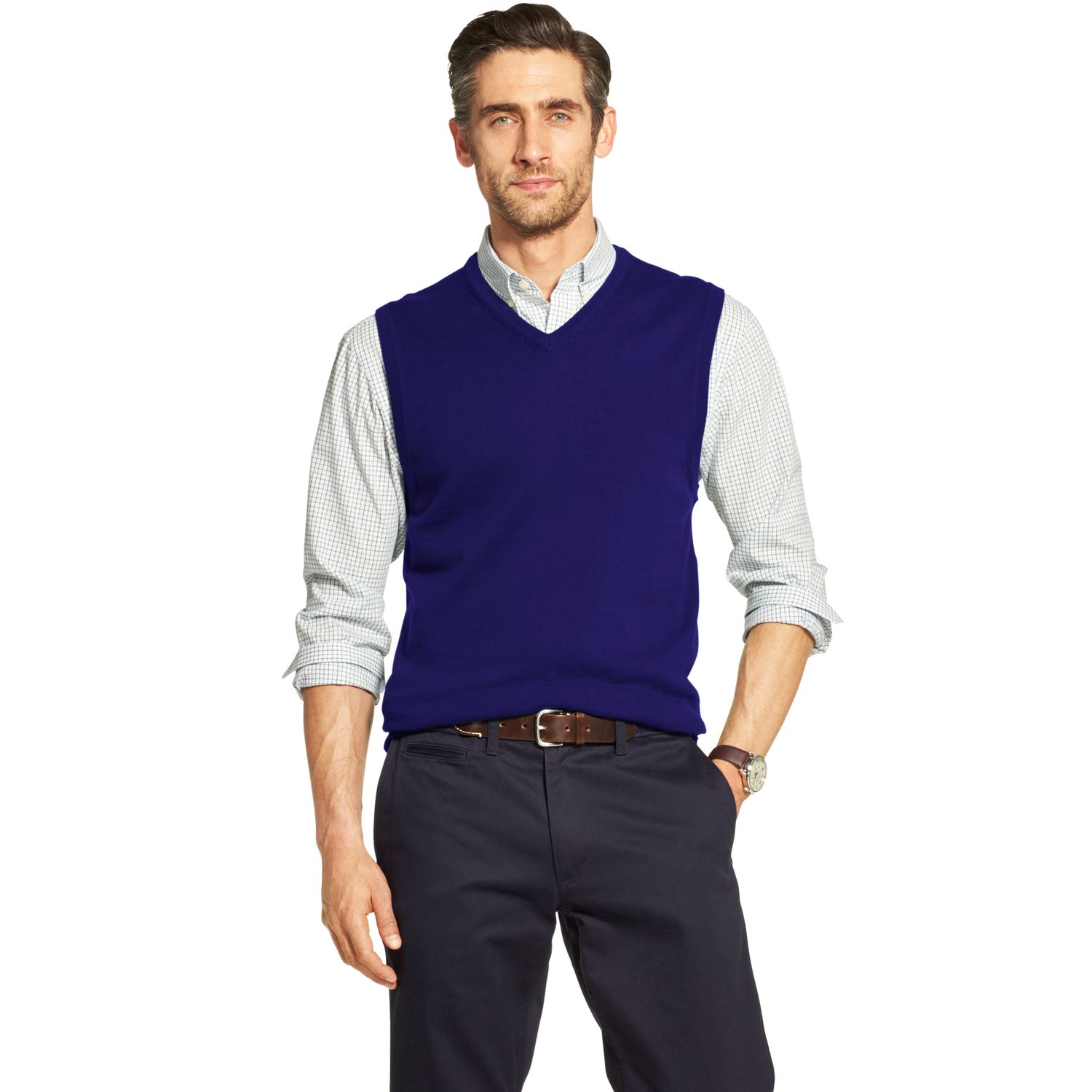 zip up sweater vest mens